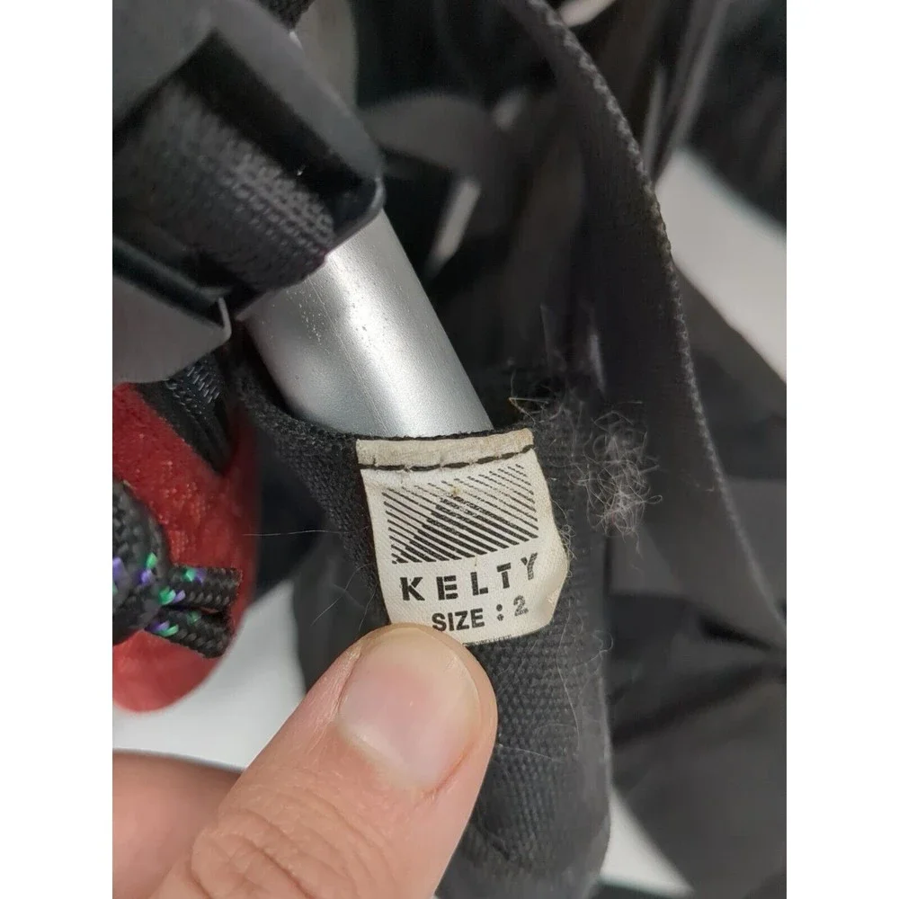 Kelty Tioga 4000 ST Classic External Frame Hiking Backpack Size‎ 2 Red Black VTG